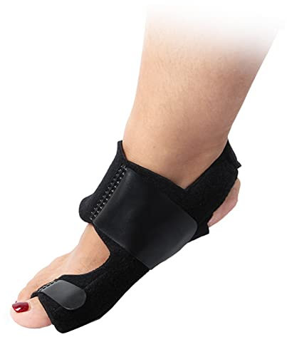 Bunion Brace, Big Toe Separator, Hallux Valgus Brace Bunion Splint Fußkorrekturwerkzeug zur Linderung von Zehenschmerzen(Schwarz)