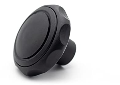 Enkotrade 21 Stück Sterngriff Mutter Sternschraube M8 mit Durchgangsbohrung Griffmutter Handgriff Rändelschraube Kunststoff Klemmmutter Griff