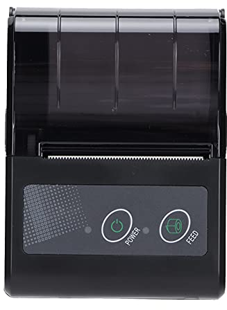 VBESTLIFE D58A 2 Bluetooth4.0 Versandetikettendrucker, Thermoetikettendrucker FüR Kleine Pakete, Etikettendrucker, FüR Android FüR FüR Windows