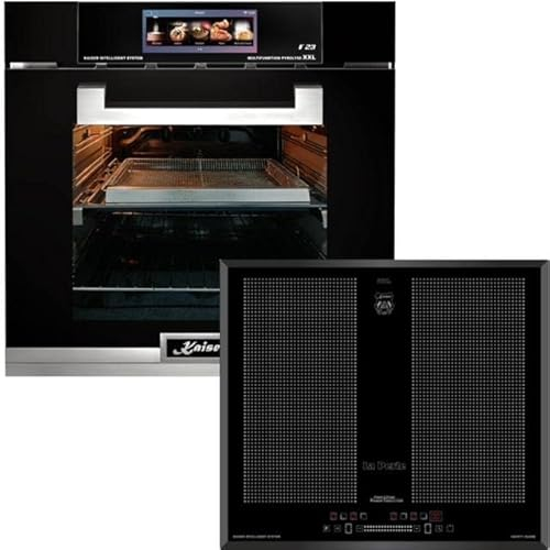Kaiser Pyrolyse Backofen LaPerle »EH 6344+ KCT 67 FI«, Elektro Backofen, TFT Display, Air fryer,Bratautomatik,79L + Flex Induktionskochfeld 60 cm