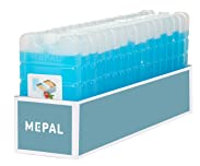 Mepal - Icepack Set von 17 - Kleines Kühlelement für Ihre Lunchbox - Kühlpack für unterwegs - Mini-Kühlelement - Hält Lebensmittel frisch & kühl - Made in Holland