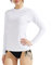 SURFEASY Damen Rash Guard Langarm Sonnenschutz Schnelltrocknend Badeshirt Surf Shirt Schwimmen Bademode(Weiß, M)