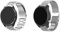 2 Stück Armbänder Kompatibel mit Polar Vantage M/Vantage M2 Armband 22mm Mesh Gewebte Uhrenarmband Metall Edelstahl Ersatzarmband Business Bands (Silber)
