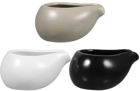 BESTonZON Mini latte in ceramica 3 pezzi