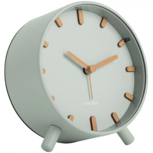 Karlsson [DL] Alarm Clock Grace Metal grayed Jade -