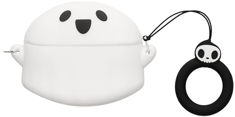 kwmobile Custodia per Xiaomi Redmi Buds 5 Pro Cover - Protezione Resistente per Auricolari Wireless - in Silicone Antigraffio - Fantasma