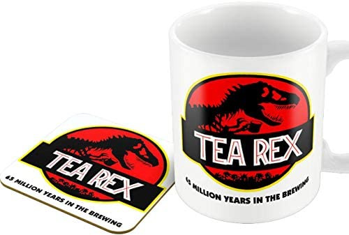 The Victorian Printing Co - Tea Rex - Mug and Coaster Set