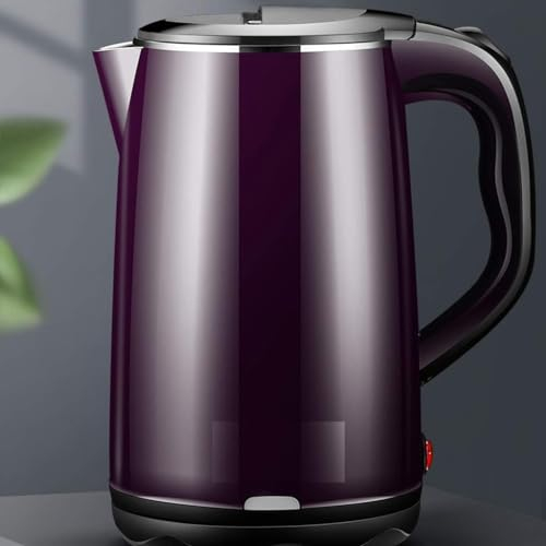 vkeid Electric Kettle, 【Double-Wall Anti-Scald Design】 Stainless Steel Kettle 1.8L Large Capacity With Leakproof & Overheating Protection, 1800W Odorless Free Quick Boil Tea Kettle With Auto-off Func