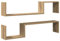 vidaXL Étagères murales 2 pcs chêne Artisanal 100x15x20 cm, étagère Flottante, étagère de buanderie, étagère pour CD, étagère Murale d'exposition
