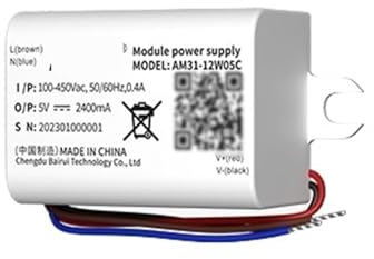 HPHPH AM31-12W AC-DC-Abwärts-Leistungsmodul | auf 5 V, 2,4 A, 12 W, 380 V auf 12 V, 1 A, Schaltnetzteil 5 V, 12 V,für 3D-Drucker, Radio, Computerprojekt(100-450VAC,5V)