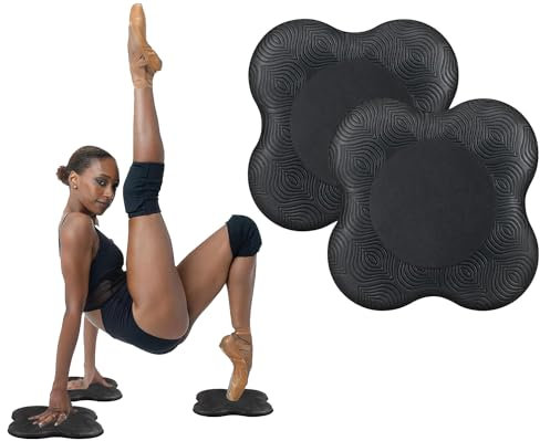 Ksvaye 2 Piezas Almohadilla Rodillera Yoga, 20 X 20cm Esterilla Yoga Antideslizante, 2cm Espesar TPE Rodillera Yoga Para Mujer Colchonetas Yoga para ProteccióN de Rodillas, Codos y Tobillos