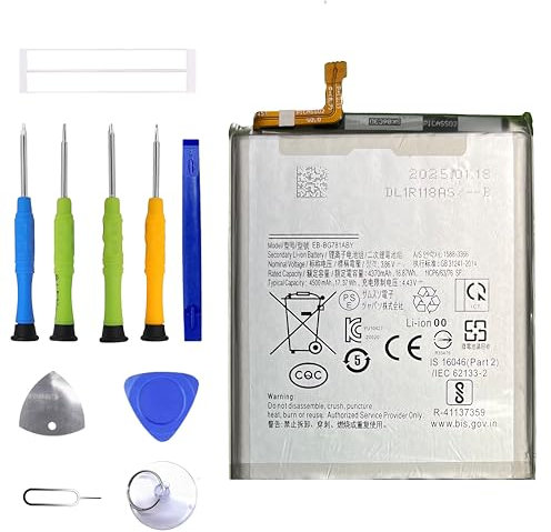 ERYNK EB-BG781ABY - Batteria di ricambio per Samsung Galaxy S20 FE & Galaxy S20 FE 5G & Galaxy A52 e Galaxy A52 5G con set di attrezzi