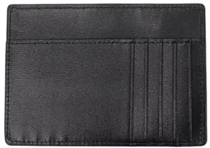 Versace Portafoglio da uomo in pelle nera porta carte di credito