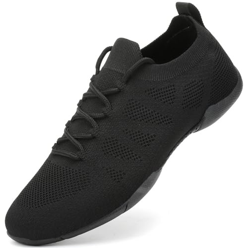 PQWXVYU Mesh Cheerleader Schuhe Mädchen Damen Cheerleading Weiße Schwarz | Atmungsaktive Cheer Sneaker Tanzsneakers Kinder Flexibel mit Rutschfester Sohle geeignet für Wettbewerb Gymnastik Training