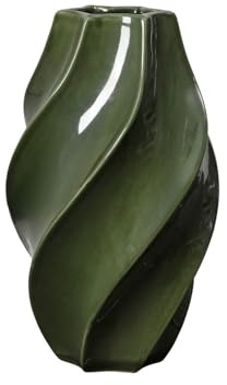 Broste Copenhagen Odette Vase Hunter Green 32cm