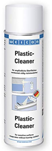 WEICON 11204500 Plastic Cleaner 500 ml Kunststoffreiniger für empfindliche Oberflächen, farblos