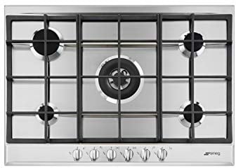 SMEG P272XGH, Placa de gas SELEZIONE, Stainless steel