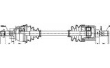 GSP 238001 Antriebswelle