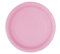 Unique Party - Platos de Papel - 17.1 cm - Rosa Claro - Paquete de 8 (30876)