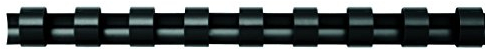 Fellowes - 5348504 - Pack De 50 Anneaux Plastiques - 25 Mm - Noir