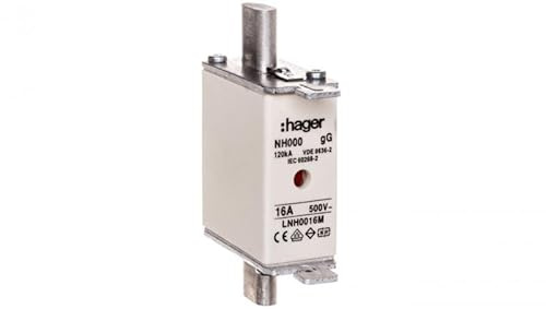 Hager LNH0016M NH-Sicherungseinsatz NH000 gG 500V 16A