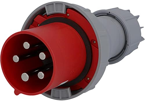 PCE CEE-Stecker Power Twist, 5p 125A, rot, IP67