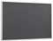 Bi-Office Pinnwand New Basic, Grauem Filz mit Weißem Holzrahmen, 885x585 mm