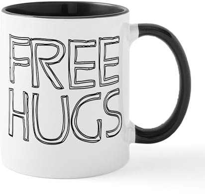 CafePress Free Hugs Mug 11 oz (325 ml) Ceramic Coffee Mug