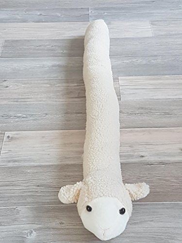 Kottig Zugluftstopper Windstopper Türvorleger Zugluft Tiere Plüsch 90cm Energiespar Schaf