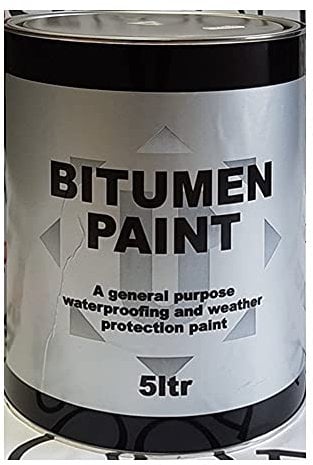 Rose Roofing Black Bitumen Paint 5L