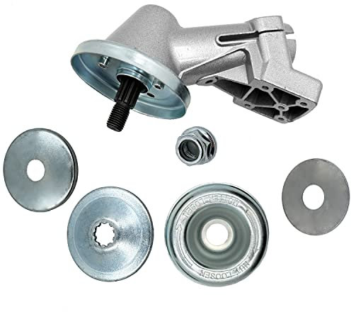 Hippotech - Testa del Cambio con Coppa e Dado di bloccaggio per decespugliatore Stihl FS300 FS310 FS350 FS400 FS450 FS480