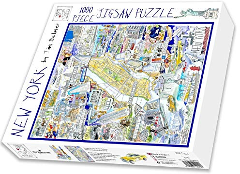 Tim Bulmer Puzzle Map of New York City, 1000 Teile, AJP10911
