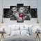 Baobaoshop Leinwand Malerei Home Wandkunst 5 Stücke Joker Harley Quinn Poster HD Drucke Modulare Bilder für Wohnzimmer Dekoration Rahmen-Kein Rahmen