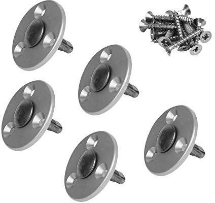 Linxor - Lot de 5 pitons télescopiques en INOX pour Plage en Bois