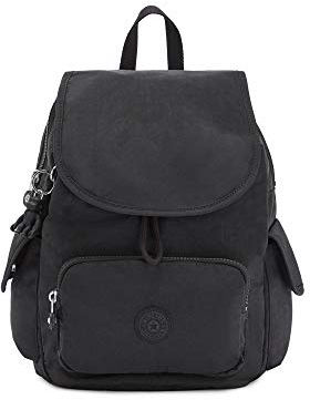 Kipling Damen City Pack Kleiner Rucksack Leichter Vielseitiger Tagesrucksack Nylon Schultasche, Black Noir, Small, Damen City Pack Kleiner Rucksack Leicht Vielseitig Daypack Nylon Schultasche
