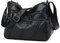 Vohoney Damen-umhängetaschen Handtaschen PU Leder Kleine Schultertasche Leichte Tasche Frauen handy umhängetasche Crossbody Buteltasche Shoulder Bag Shopper Verstellbar Schultergurt (Schwarz