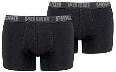 PUMA 10 er Pack Boxer Boxershorts Men Herren Unterhose Pant Unterwäsche, Farbe:230 - Black/Black, Bekleidungsgröße:XL