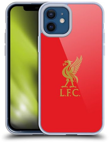 Head Case Designs Offizielle Liverpool Football Club Logo Gold Und Rot Liver Bird Gelhülle [Militärischer Schutzgrad] Kompatibel Mit Apple iPhone 12 / iPhone 12 Pro Und Kompatibel Mit MagSafe