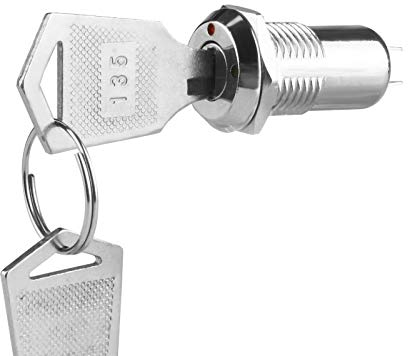 Larcele 12mm 2 Positionen 1NO, Elektrischer Schlüsselschalter YSKG-01
