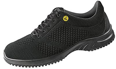 ABEBA 36776 UNI6 Niedriger Schuh, O2, FO, SRC, Schwarz, Größe 44