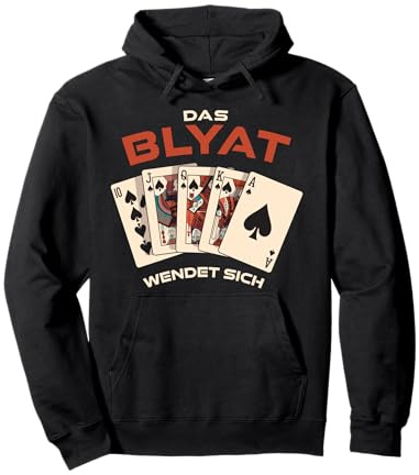 Das Blyat wendet sich! Cyka Blyat Russland Poker Pullover Hoodie