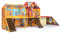Playmags Magnetisches Bauspielzeug, Spielhaus-Bauset, 48 Magnetfliesen, Spielen und Bauen Sie kleines Pretend Spielhaus für Kinder