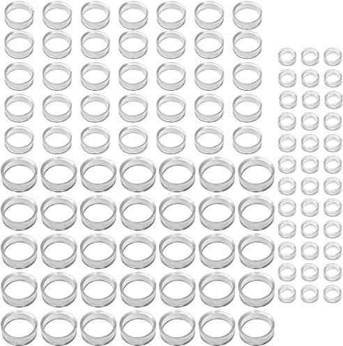 105 Stück (3 Größen je 35) Kugelständer, transparenter Mini-Ballständer, runder Displayständer für Baseball, Kristallball, Golfball, Softball, Tennisball, Murmeln, Kugeln, Sammlungen. 3 Größen L, M, S