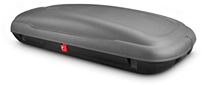 Dachbox VDP-BA400 + Dachträger VDP004 L kompatibel mit Audi A4 Avant 8E/B7 04-08