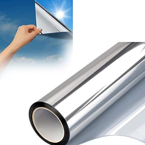 Einweg-Spiegelfolie Sichtschutzglas-Aufkleber Reflektierende UV-Sonnen-Solar-Reflexfolie Selbstklebendes Fenster für Home Office Living-e,China
