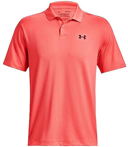 Under Armour Mens Performance Polo Shirt Venom Red L