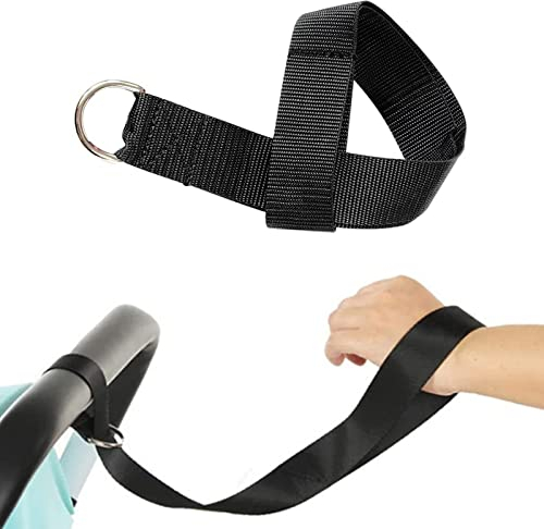 Handschlaufe Kinderwagengurt, Sicherheitsgurte Handgelenkschlaufe, Handgelenk Sicherheitsgurt, LäNgenverstellbare Kinderwagen, Sicherheitsschlaufe, Schwarz