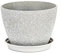 MissFox Vasi per Piante da Interno/Esterno con Sottovaso - Vasi Plastica per Piante con Fori di Drenaggio - Diametro 20 cm - Esterno Giardino Balcone Terrazzo