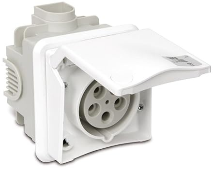 PCE CEE-Unterputzsteckdose 32 A, 400 V, IP44
