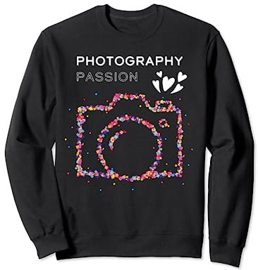 Fotografie Kamera Fotografieren Spiegelreflex Geschenkidee Sweatshirt